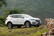 Hyundai Santa Fe 2017 - Cần bán Hyundai Santa Fe sản xuất 2017, màu trắng giá 898 triệu tại Bình Thuận  