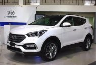 Hyundai Santa Fe 2017 - Cần bán xe Hyundai Santa Fe đời 2017, màu trắng giá 1 tỷ 20 tr tại Quảng Ngãi