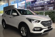 Hyundai Santa Fe 2.4 4x2 2017 - Bán ô tô Hyundai Santa Fe 2.4 4x2 đời 2018, màu trắng, 898tr giá 898 triệu tại Quảng Ngãi