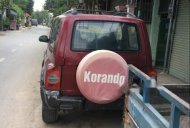 Ssangyong Korando   2002 - Chính chủ bán xe Ssangyong Korando năm 2002, màu đỏ giá 80 triệu tại Tp.HCM