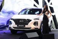 Hyundai Santa Fe   2019 - Cần bán Hyundai Santa Fe sản xuất 2019, màu trắng, xe nhập giá 995 triệu tại Tây Ninh
