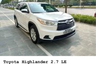 Toyota Highlander  2.7 LE 2013 - Cần bán gấp Toyota Highlander 2.7 LE năm sản xuất 2013, màu trắng, nhập khẩu nguyên chiếc giá 1 tỷ 350 tr tại Hà Nội