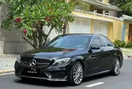 Mercedes-Benz C300 2017 - Mercedes C300 AMG sx 2017 model 2018 mẫu xe hộp số 9 cấp bản có carbon  giá 859 triệu tại Tp.HCM