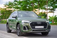 Audi Q5 S line 2021 -  Audi Q5 sx2021 Màu hiếm, nhập khẩu Mexico nguyên chiếc Màu xanh/Nội thất ghi giá 1 tỷ 679 tr tại Hà Nội