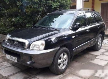 Hyundai Santa Fe AT 2004 - Chính chủ bán Hyundai Santa Fe AT đời 2004, màu đen