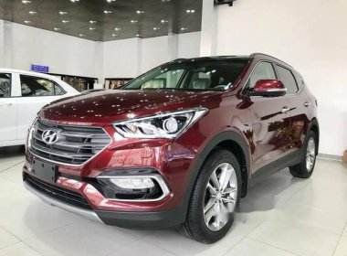 Hyundai Santa Fe   2018 - Cần bán Hyundai Santa Fe sản xuất 2018, màu đỏ