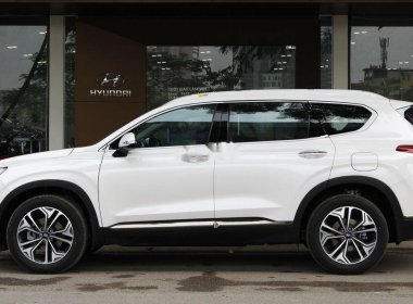 Hyundai Santa Fe   2019 - Cần bán xe Hyundai Santa Fe sản xuất 2019, màu trắng, mới 100%