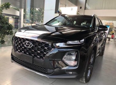 Hyundai Santa Fe   2019 - Bán Hyundai Santa Fe đời 2019, màu đen, nhập khẩu  