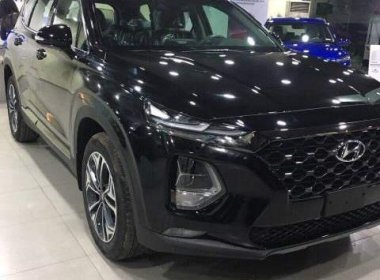 Hyundai Santa Fe 2.2L 2019 - Khuyến mại lớn nhất trong năm, Khi mua Hyundai SantaFe sản xuất 2019, màu đen, giá tốt