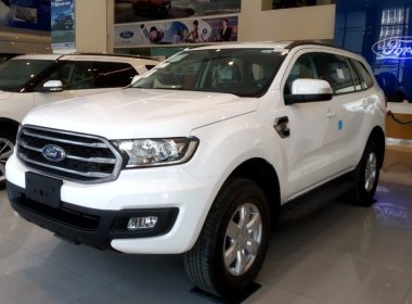 Ford Everest Ambiente 2.0L AT 2020 - Bán xe Ford Everest Ambiente 2.0L AT năm 2020, màu trắng, xe nhập