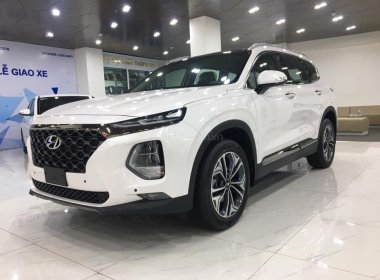 Hyundai Santa Fe Premium 2019 - Hyundai Ngọc Phát cần bán Hyundai Santa Fe Premium đời 2020, màu trắng, giá tốt