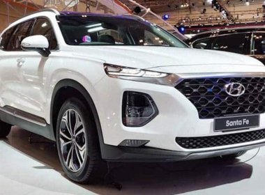 Hyundai Santa Fe 2020 - Giảm giá cực khủng, khi mua Hyundai Santa Fe máy dầu đời 2020, màu trắng