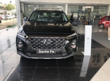 Hyundai Santa Fe 2020 - Bán Hyundai Santa Fe đời 2020, màu đen, máy dầu tiêu chuẩn 