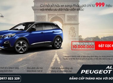 Peugeot 3008 0 2019 - Ưu đãi siêu khủng Peugeot 3008