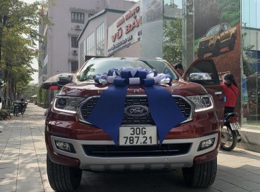 Ford Everest Titanium 4x2 2021 - Bán xe Ford Everest titanium 4x2 2021, màu đỏ, nhập khẩu