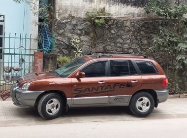 Hyundai Santa Fe Tubo 2.0 AT 2004 - Bán Hyundai Santa Fe Tubo 2.0 AT sản xuất 2004, màu nâu, nhập khẩu số tự động