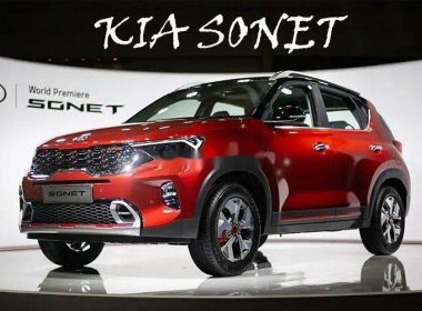 Kia Sonet 2021 - Bán ô tô Kia Sonet sản xuất 2021, màu đỏ, giá tốt